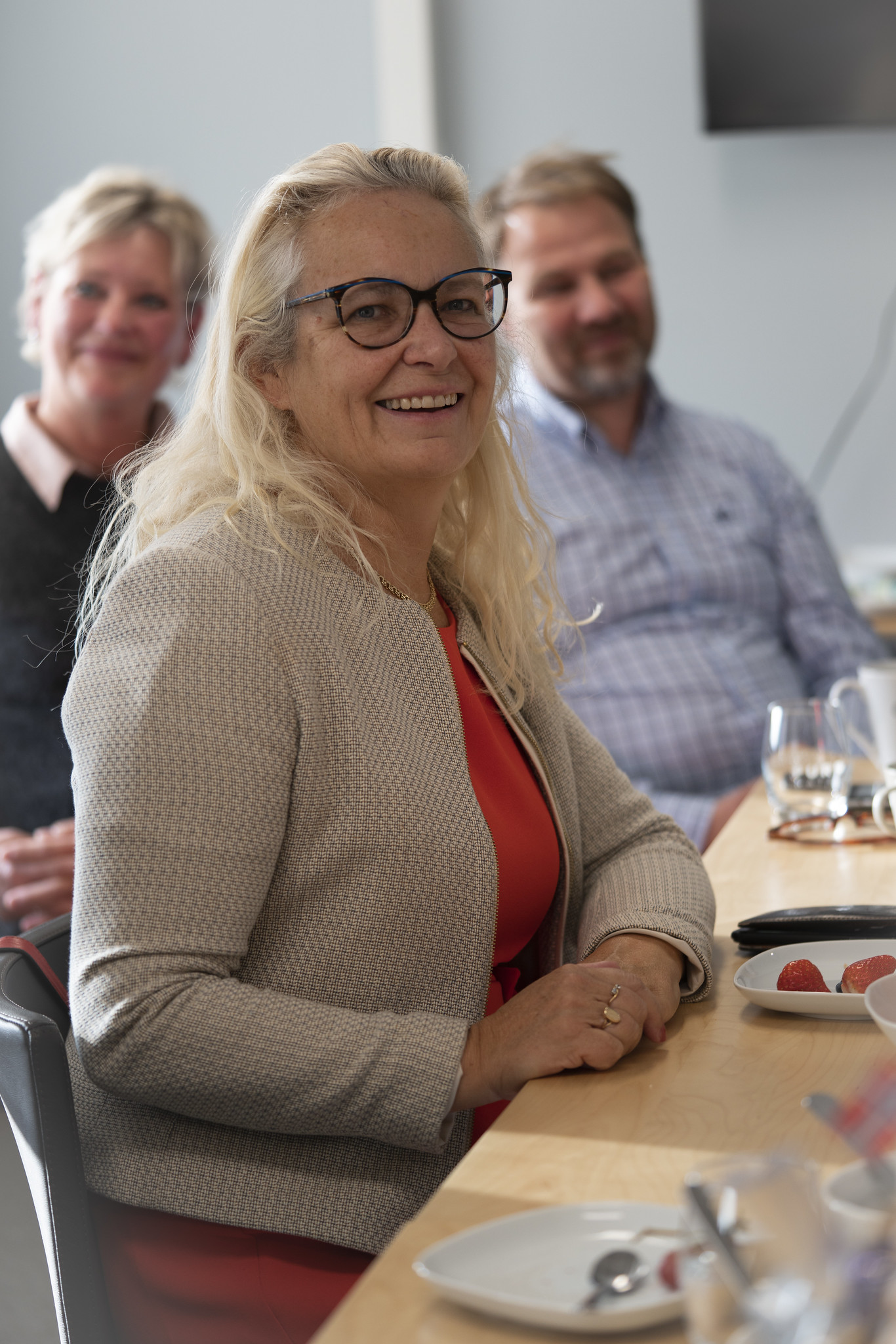 Å få besøk av stortingspolitiker Ruth Grung (A) betyr mye for oss. Hun har blant annet bakgrunn som avdelingsleder for inkluderende arbeidsliv i NAV, og har et meget godt engasjement for målgruppen vi jobber for.