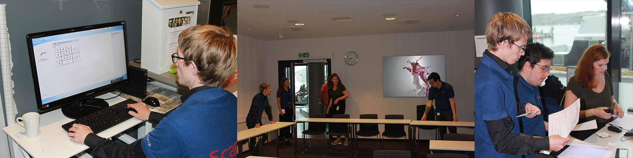 Diverse arbeidsoppgaver gjennom arbeidsdagen. Foto: Ragnhild Ø. Frøseth