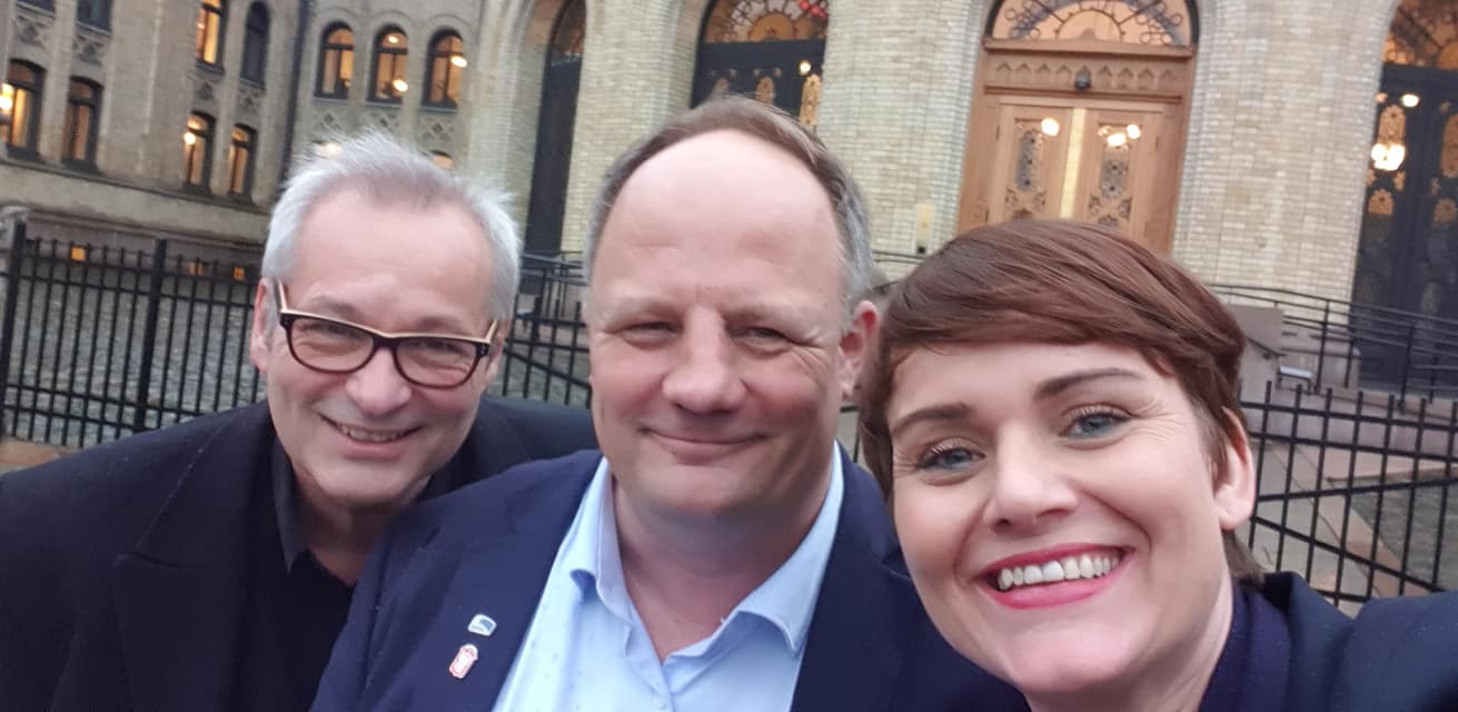 Fra venstre: Jarle Eknes, Viggo Nordby Holtan og Margret Hagerup