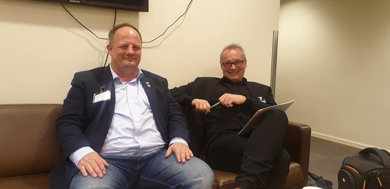 Fra venstre: Viggo Nordby Holtan og Jarle Eknes
